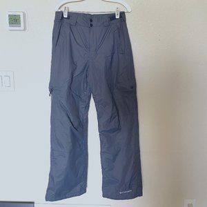 Mens Columbia Ski Pants- size small, like new, grey